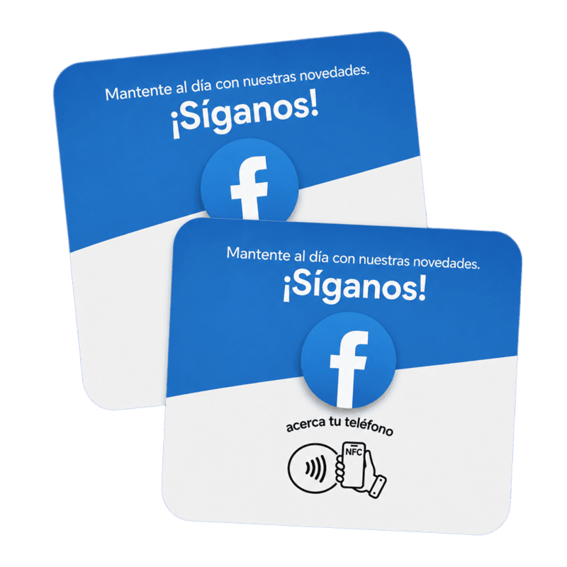 Tarjeta NFC Facebook
