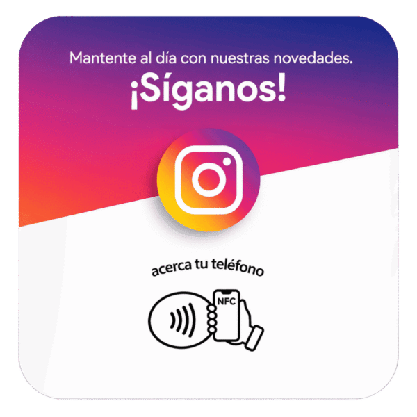instagram fondo trans Tarjeta NFC Instagram