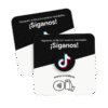 Doble tarjeta nfc tiktok Tarjeta NFC TikTok
