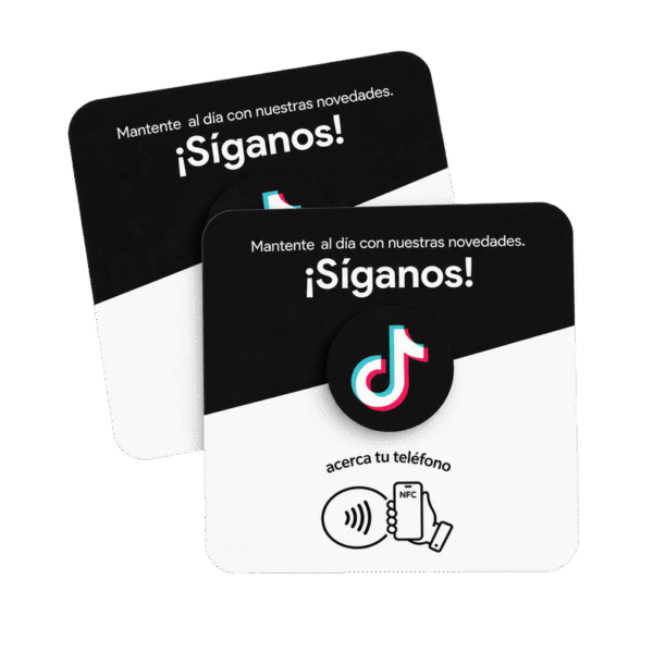 Doble tarjeta nfc tiktok Tarjeta NFC TikTok